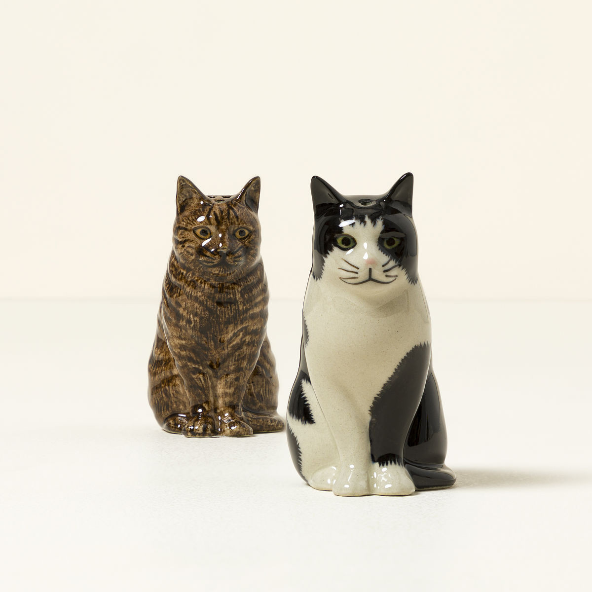 Kitty Cats Ceramic Salt & Pepper Shakers | UncommonGoods