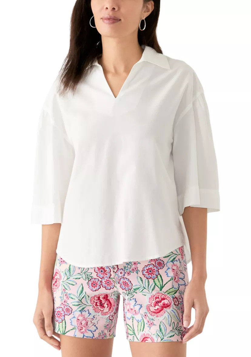 Women's 3/4 Popover Tunic | Belk