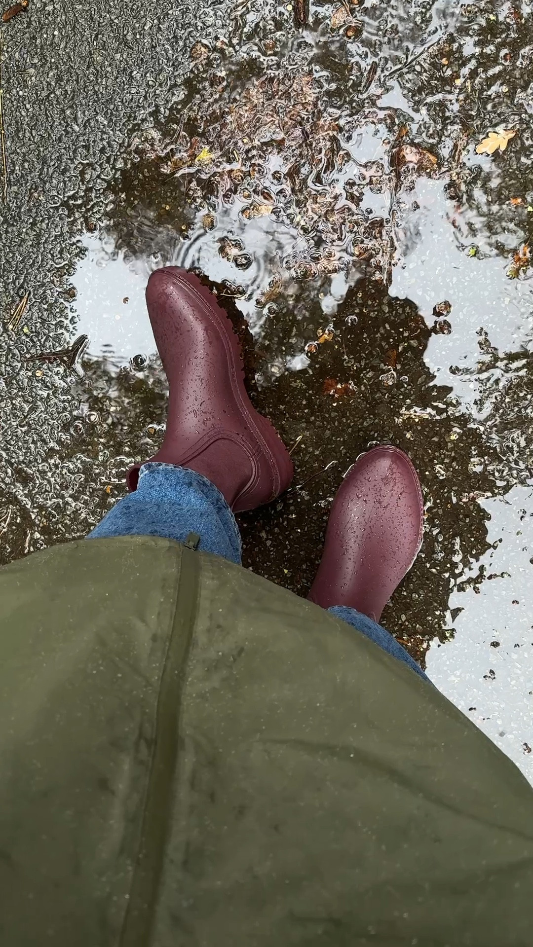 Burgundy slim fit short wellies for rainy days

#LTKautumn #LTKuk #LTKwinter