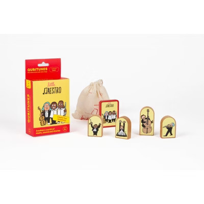 Qubitunes Little Maestro – Screen-Free Kids Audio Music Game with 4 Classical Symphonies (Ages 4+) | Target