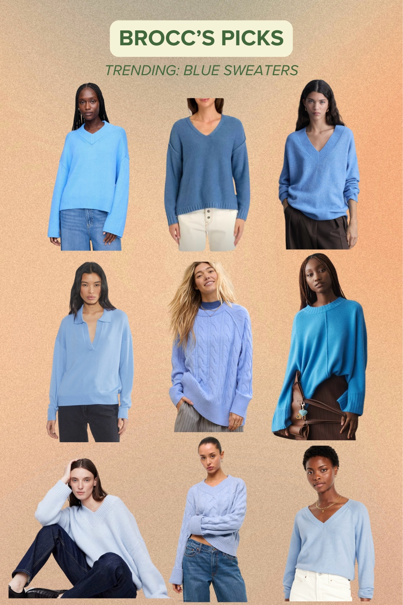 Current trend I’m loving is cozy blue sweaters! I couldn’t find the exact one I have so I found the closest dupes and others I think are cute 💙❄️

#LTKSeasonal #LTKStyleTip #LTKGiftGuide