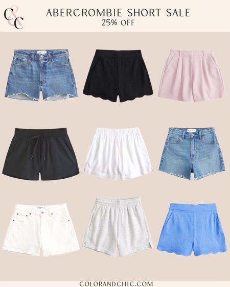 Abercrombie short sale with all short styles 25% off! Including workout shorts, jean shorts, tailored, linen and more! I love the quality and how many can be dressed up or down making it very versatile for the spring and summer season.

#LTKStyleTip #LTKSaleAlert #LTKSeasonal