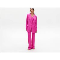 Pink Satin Suit Set For Women Loose Fit 4 Piece Pant Oversized Blazer Party Elegant Palazzo Pants | Etsy (US)