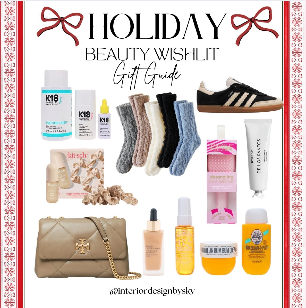 Holiday glow, cozy vibes, and beauty must-haves 🎀✨
From hair repair to luxe scents and all the little things that make you feel your best — perfect for gifting (or keeping 😉).

#HolidayGiftGuide #BeautyWishlist #LTKHoliday #LTKBeauty #HolidayGlow #GiftIdeas #SelfCareSeason #CozyVibes #InteriorDesignBySky

#LTKSaleAlert #LTKGiftGuide #LTKHoliday