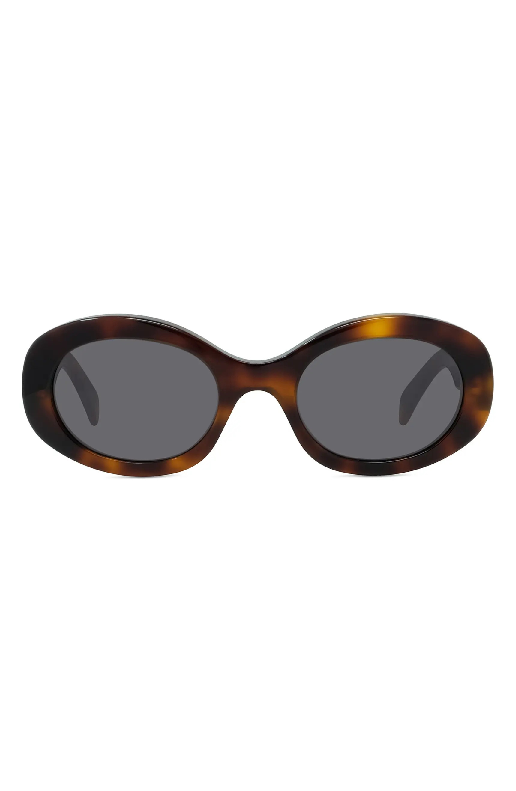 Triomphe 54mm Oval Sunglasses | Nordstrom