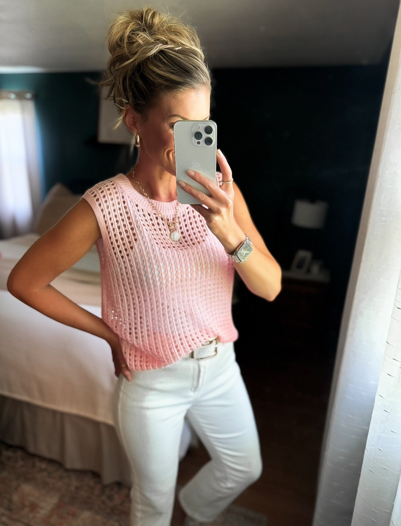 In love with this new Amazon top. Perfect lightweight material for Summer. 
Wearing small, runs a little oversized 

#LTKSeasonal #LTKStyleTip