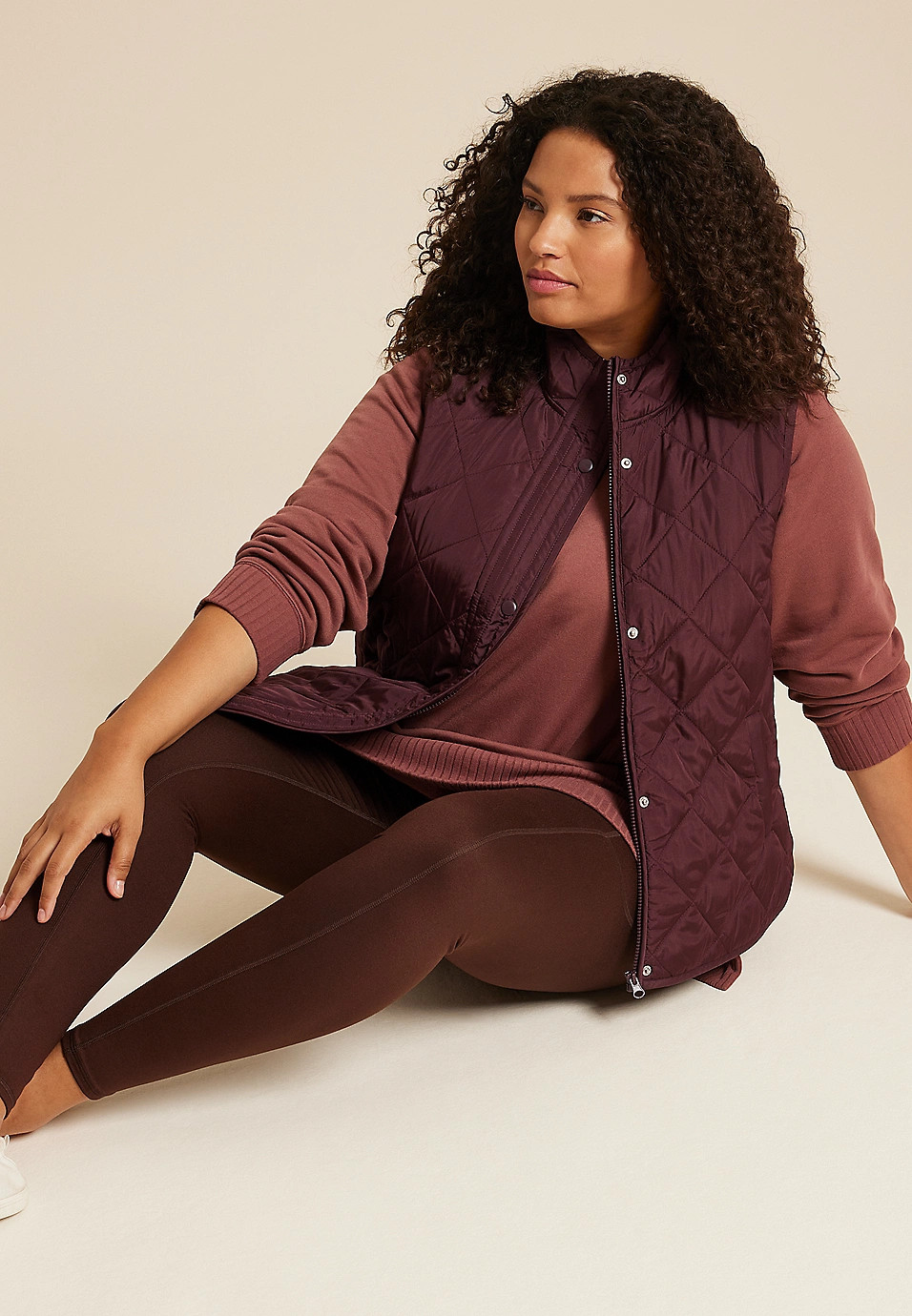 Plus Size Featherweight Quilted Vest | Maurices