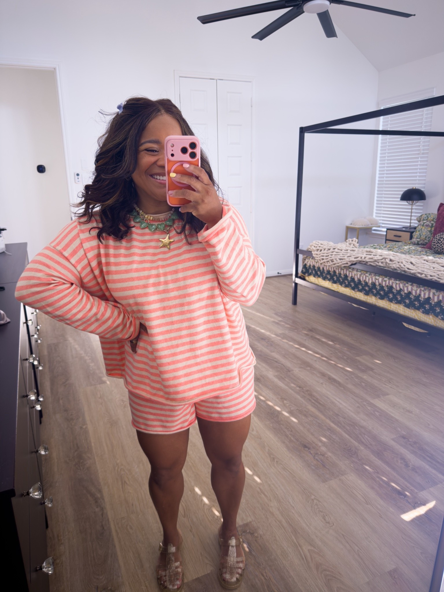 Spring outfit idea: currently on sale too!  Wearing mediums in both pieces!

#LTKootd #LTKmomlife