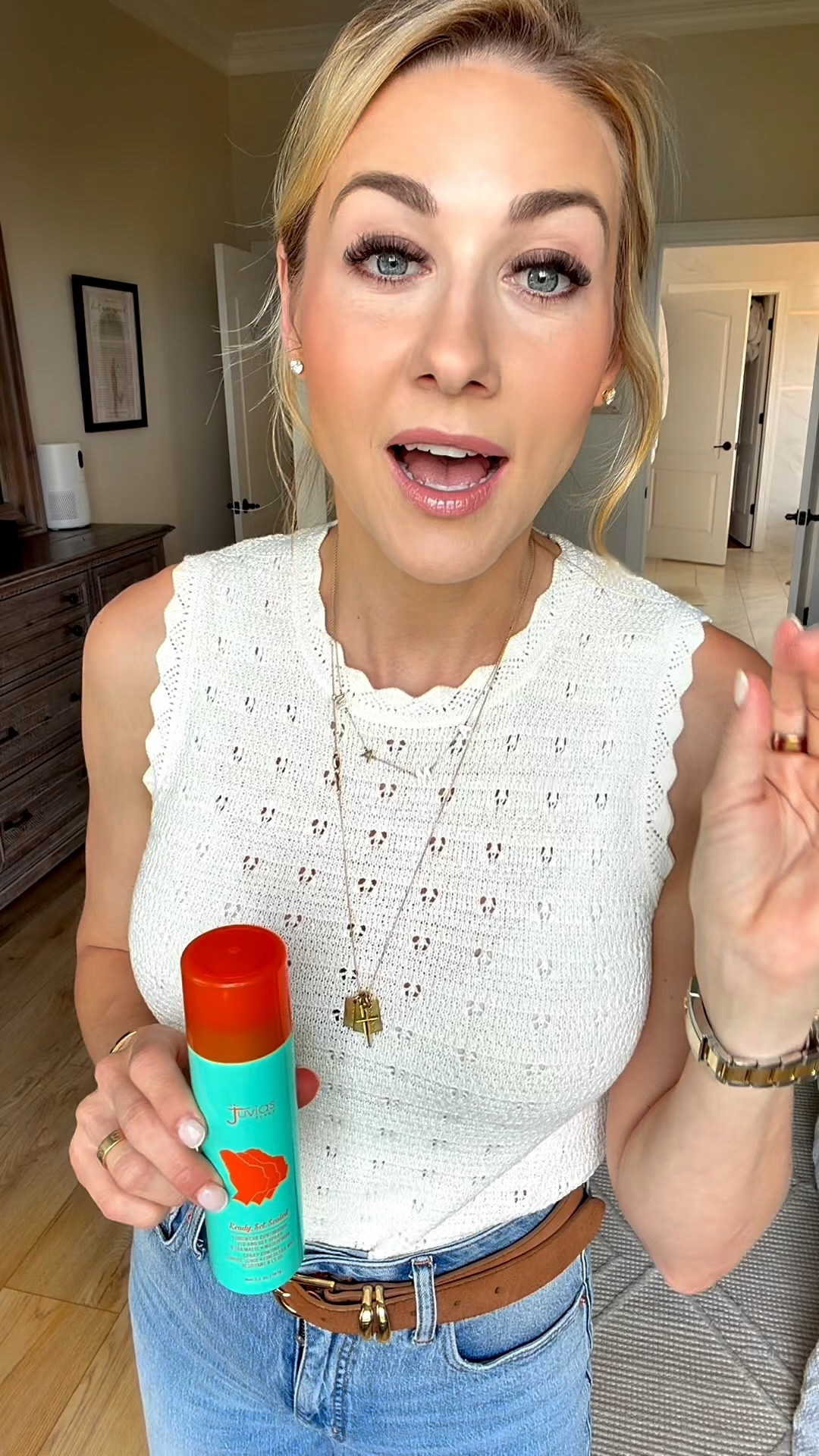 I was not a setting spray girl… until this one changed my mind.
Florida summer, I’m ready for you. ☀️
•waterproof
•ultra fine & lightweight mist
•sweat resistant
•matte finish
•keeps my makeup fresh all day

#JuviasSettingSpray #beautyfinds @Juvia’s Place #setthescene #continuousmist #juviasplace 

#LTKBeauty #LTKmomlife #LTKgrwm