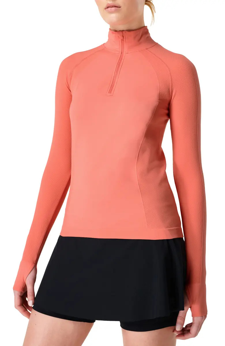 Athlete Seamless Half-Zip Workout Top | Nordstrom