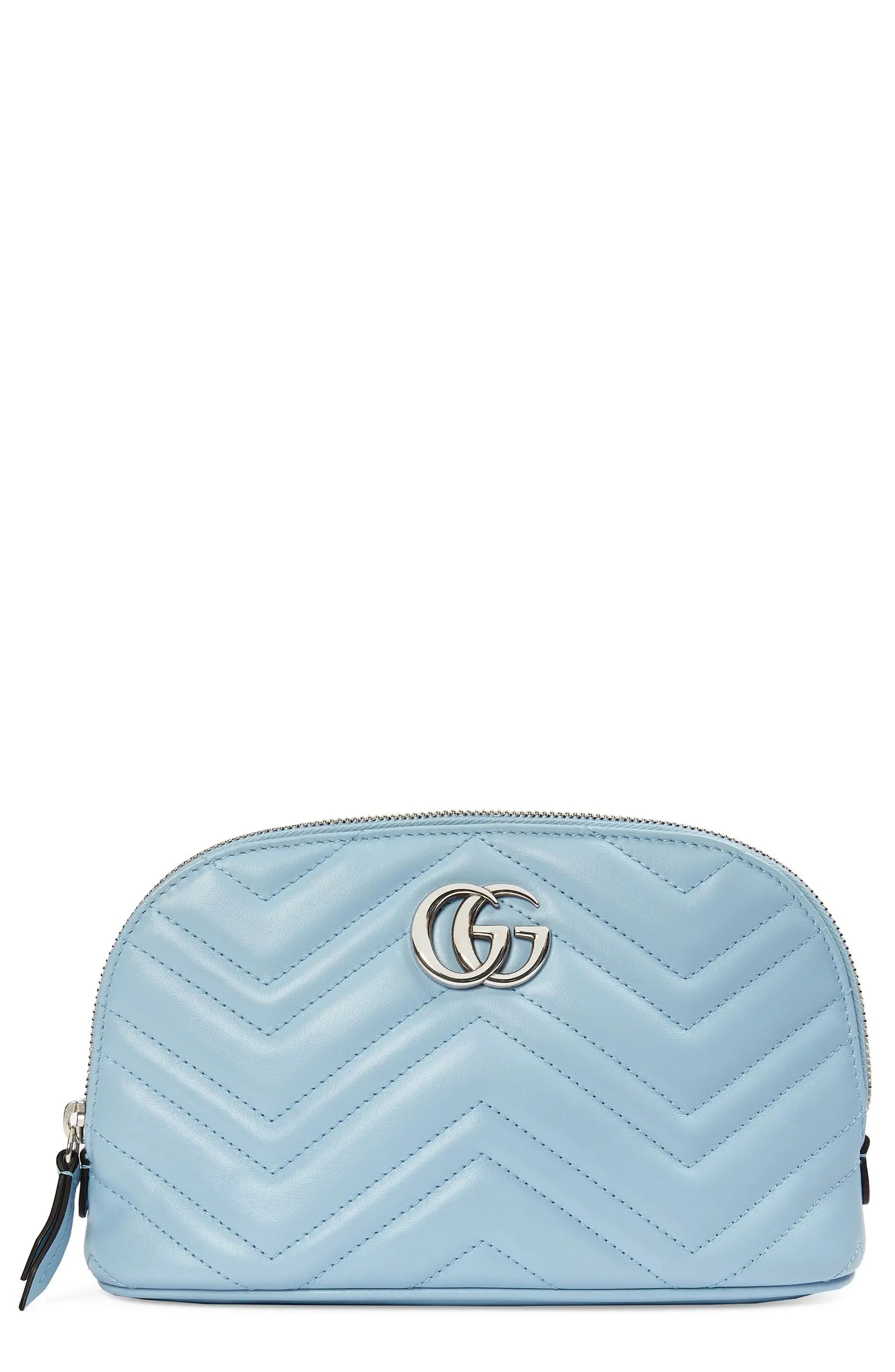 Large GG 2.0 Matelassé Leather Cosmetics Case | Nordstrom