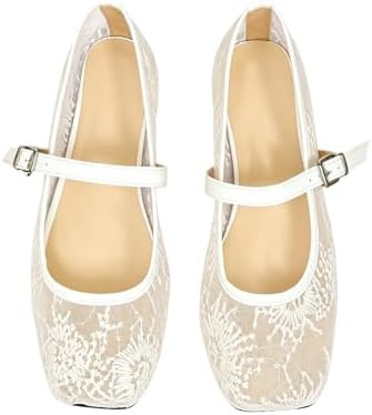 Milumia Summer Leopard Mesh Ballet Flats for Women Comfortable Dressy Work | Summer Shoes,Cute Ba... | Amazon (US)