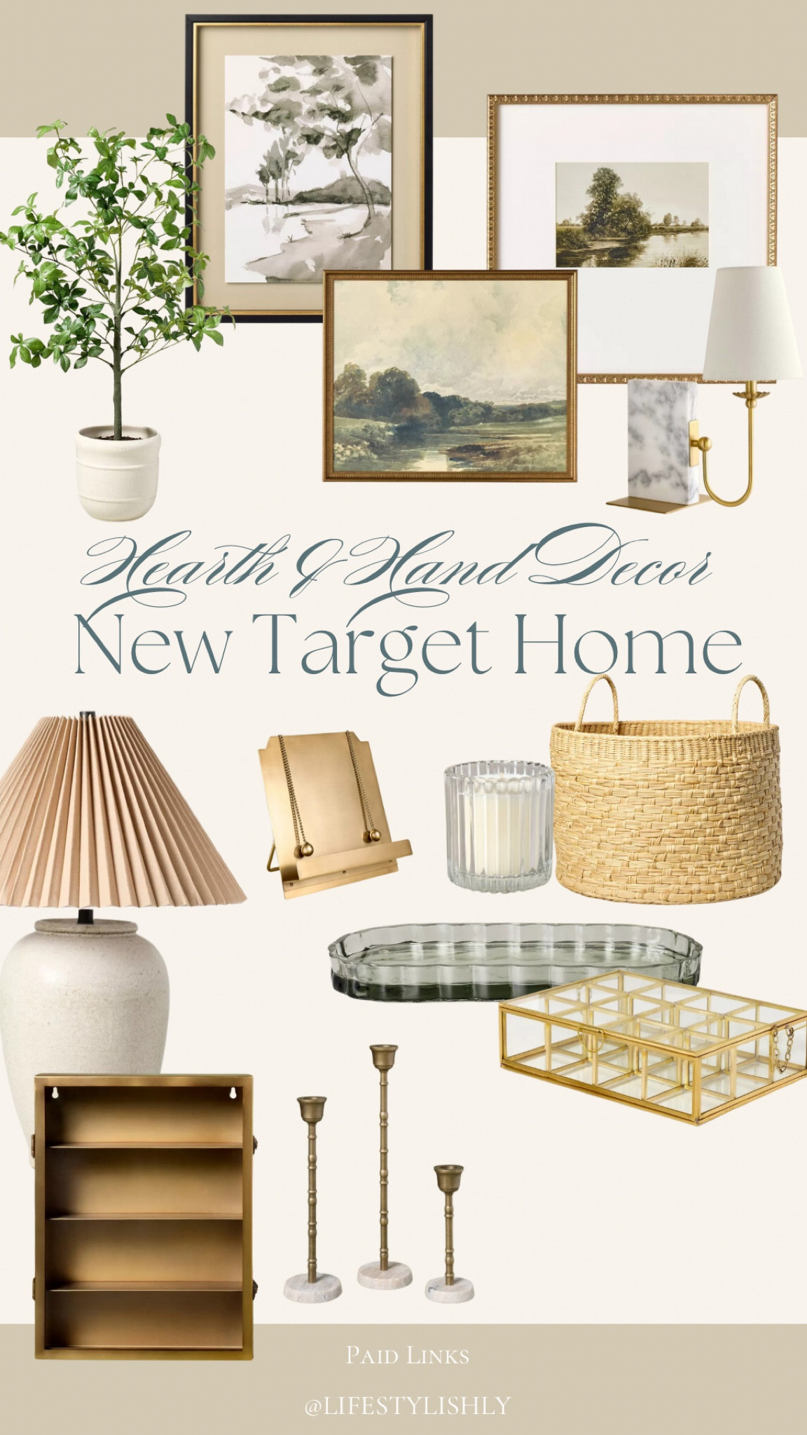 The latest Hearth & Hand arrivals at Target! 🖤 This collection is full of timeless home decor pieces perfect for creating a cozy, elevated space. From neutral accents to functional finds, these pieces blend seamlessly into any style. 

#LTKHome