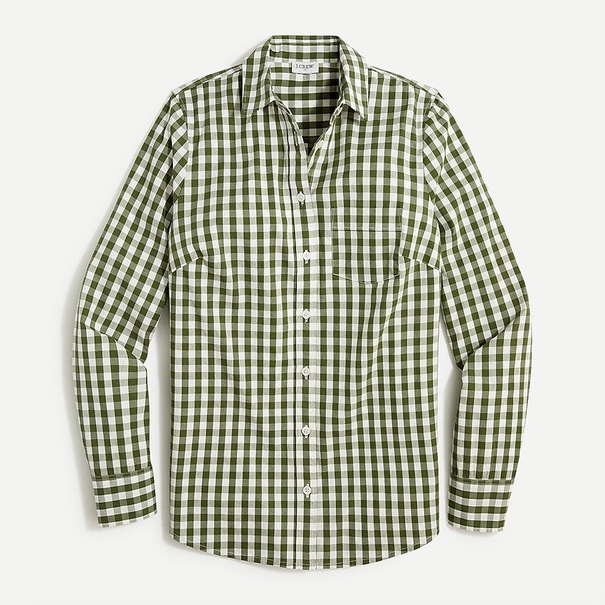 Cotton poplin shirt in signature shirt | J.Crew Factory