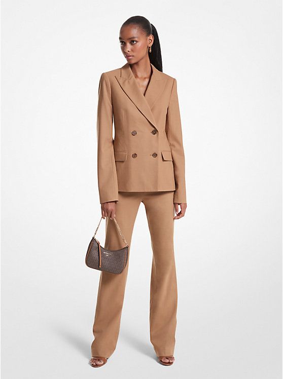 Stretch Wool Pants | Michael Kors US