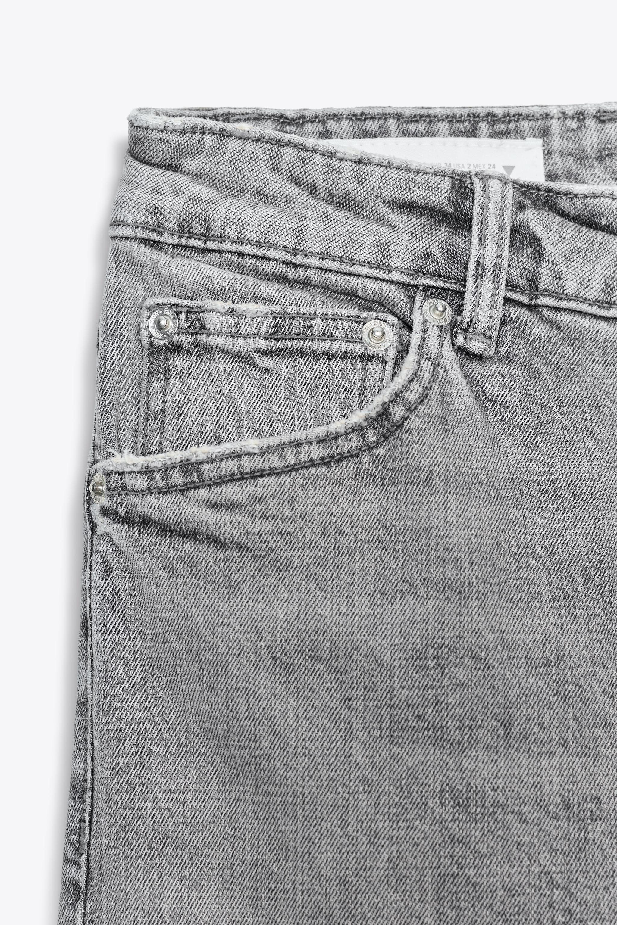 GERADE GESCHNITTENE TRF-JEANS MIT HOHEM BUND | Zara DE