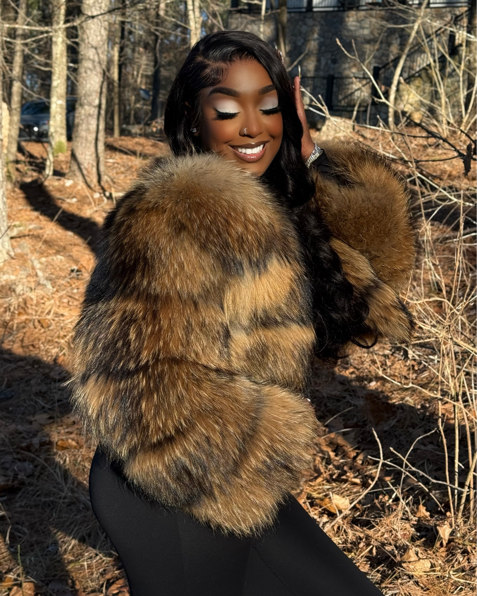 Luxury Affordable Fur Coat! I wore this and felt like a million bucks! This is 100% authentic raccoon fur🖤

#LTKSeasonal #LTKStyleTip #LTKGiftGuide
