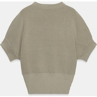 Zara - Fitted Waist Knit Top - Stone - S - Woman | Zara Canada