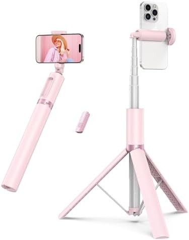 ATUMTEK 55" Selfie Stick Tripod, All-in-one Extendable Aluminum Phone Tripod with Rechargeable Bl... | Amazon (US)