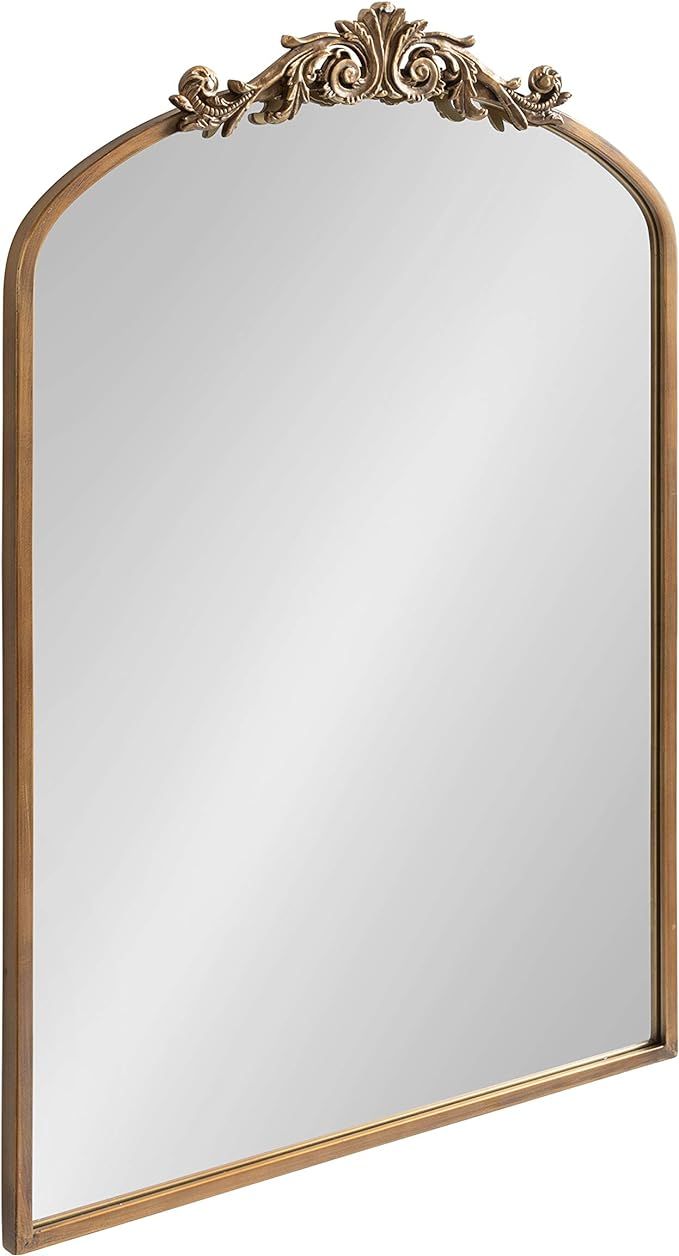 Amazon.com: Kate and Laurel Arendahl Traditional Arch Mirror, 24 x 36, Antique Gold, Baroque Insp... | Amazon (US)