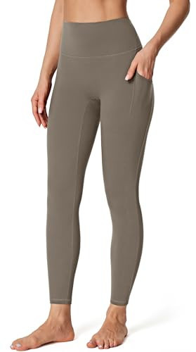 IUGA No Front Seam Leggings with Pockets for Women Buttery Soft Tummy Control Workout Leggings High Waisted Yoga Pants | Amazon (US)