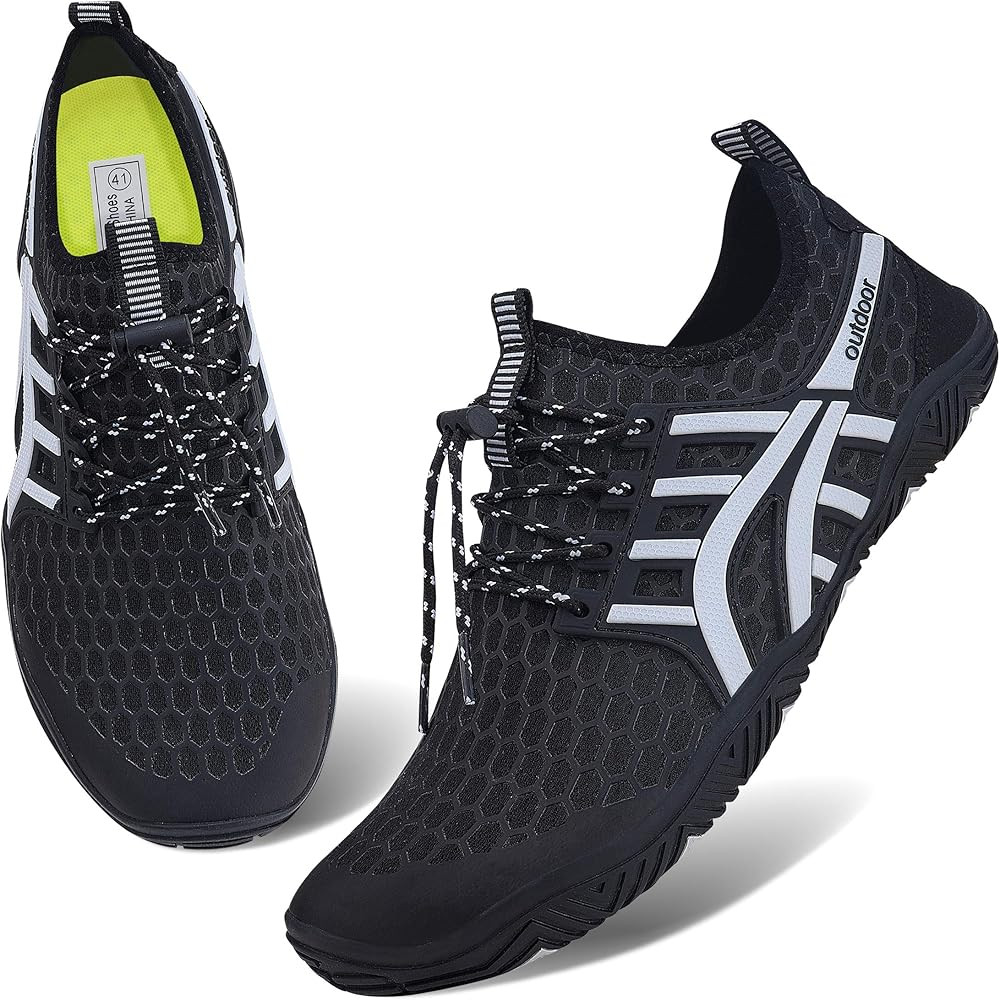 Men Women Water Sports Shoes Slip-on Quick Dry Aqua Swim Shoes for Pool Beach Surf Walking Water ... | Amazon (US)