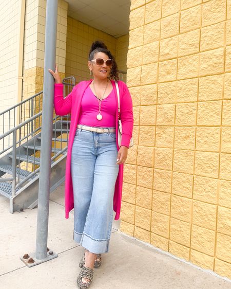 When you find your new favorite jeans you have to share!! I will have these on constant repeat!. They are currently on sale . I am linking this an some of my favorite items 
#jeans #widelegjeans #fashionfinds #midsizestyle #fashionover40 #browngirlblogger #loftstyle 

#LTKMidsize #LTKSaleAlert #LTKOver40