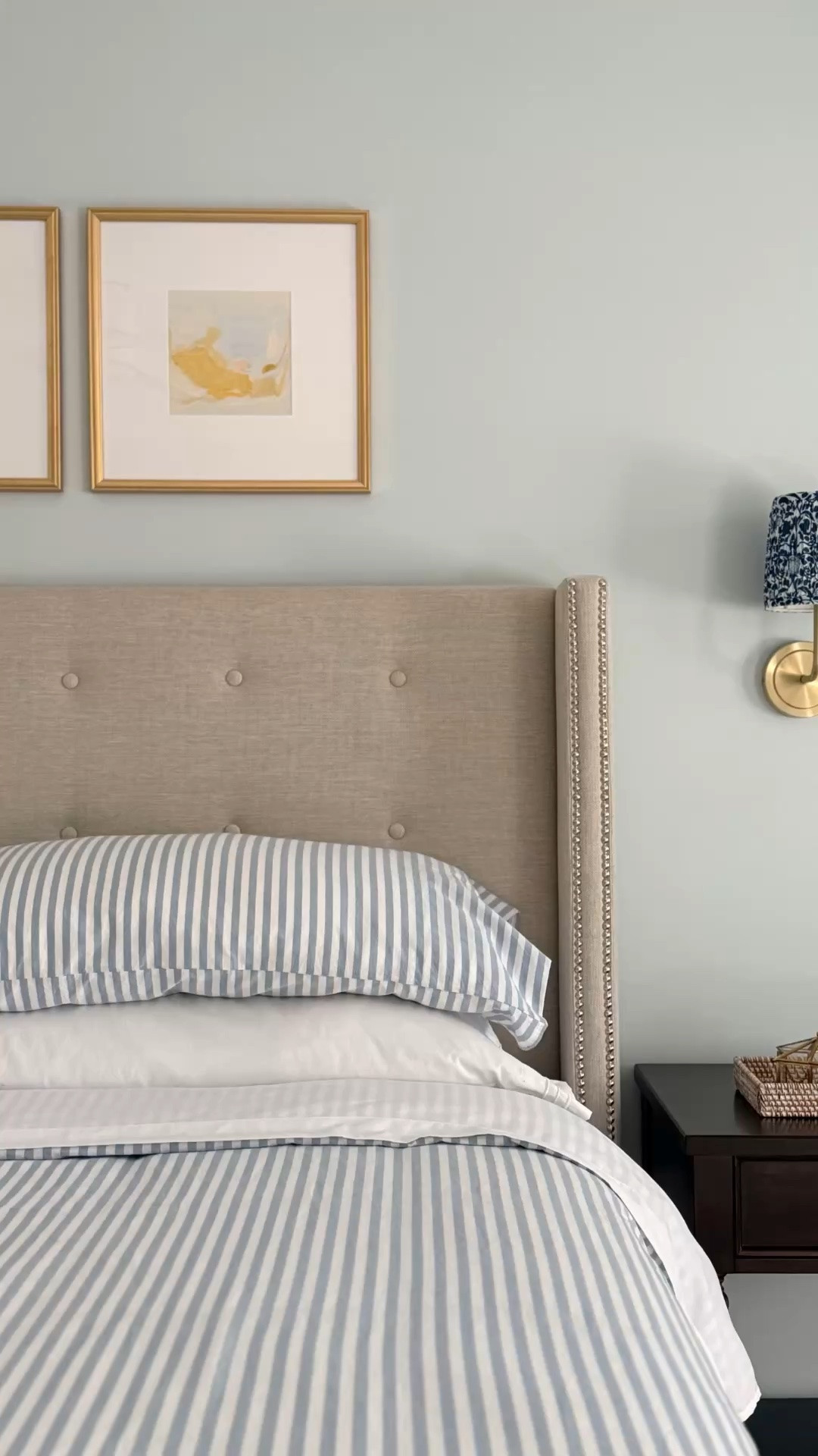 I’m a sucker for a blue stripe! This duvet cover is giving Serena & Lily vibes, but at a much more affordable price! Linked below is this duvet + some of my favorite bedding basics!

#LTKHome