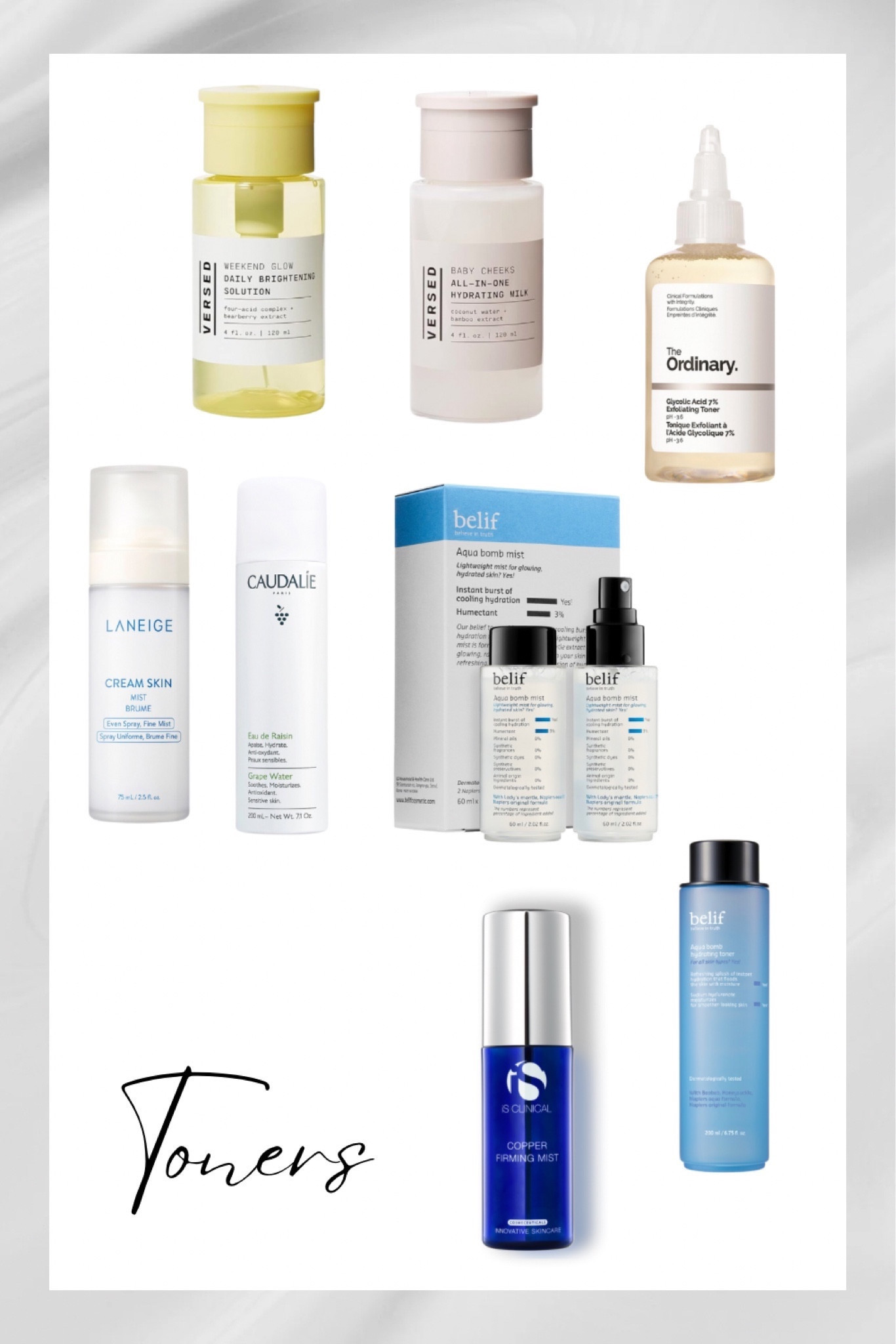 Toners I love! All at different price points!

#LTKbeauty #LTKfindsunder100