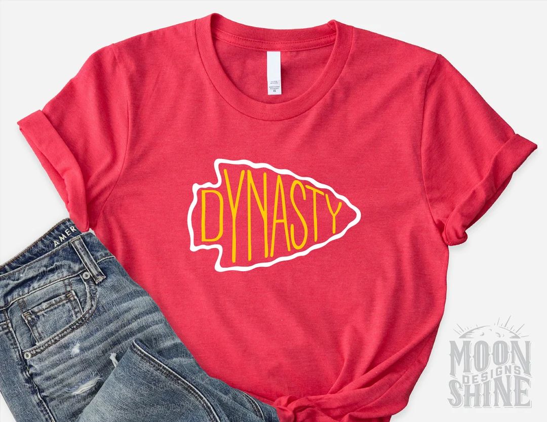 Chiefs Dynasty Arrowhead Shirt, Chiefs Super Bowl Champs Shirt, Swift Kelce Chiefs Tee, in My Kel... | Etsy (US)