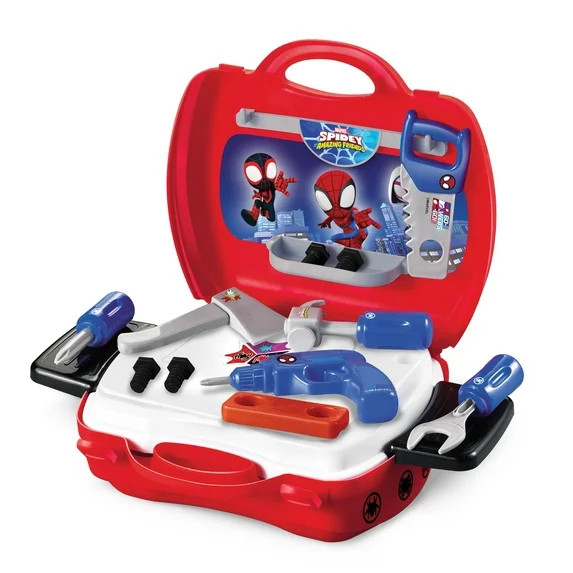 Spidey & His Amazing Friends Handyman Suitcase 20 Piece Tool Set | Walmart (US)