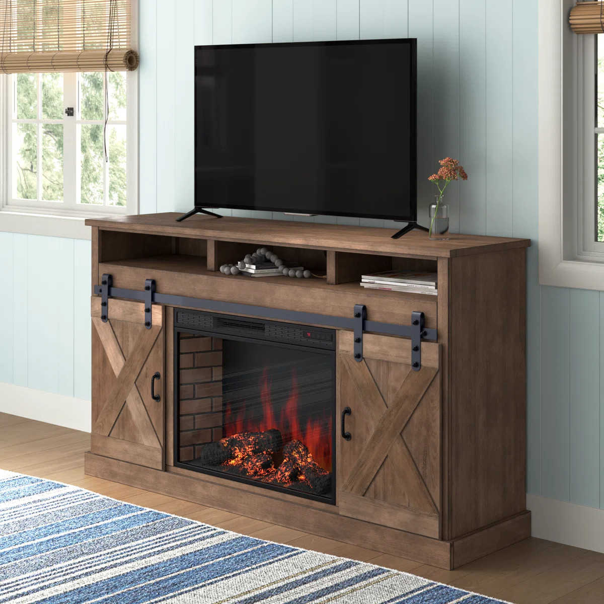 Bring a sense of effortless luxury to your living room with a modern fireplace console table. Its clean, streamlined design adds instant sophistication, while the warm glow creates a welcoming space made for unwinding.

#Wayfair #FireplaceFurniture #ModernDecor #CozyHome #LivingRoomInspiration #MinimalistStyle #ModernLiving #InteriorInspo #HomeStyle #DreamHome 

 #LTKSeasonal #LTKHome #LTKSaleAlert