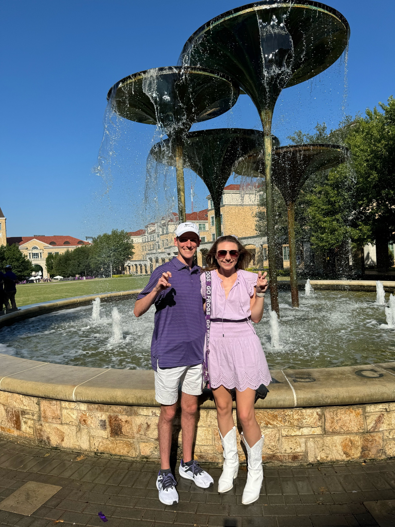 TCU football game day outfit! Dress is Rails from Neiman Marcus, wearing an XS (fits a little bigger, wishing I did an XXS) Boots are Jeffery Campbell, wearing a size 10. Boots are TRS! 


rails dress / purple dresses / gameday outfit / college gameday / ootd / cowboy boots / Texas fashion / TCU 

#LTKsalealert #LTKfamily #LTKU