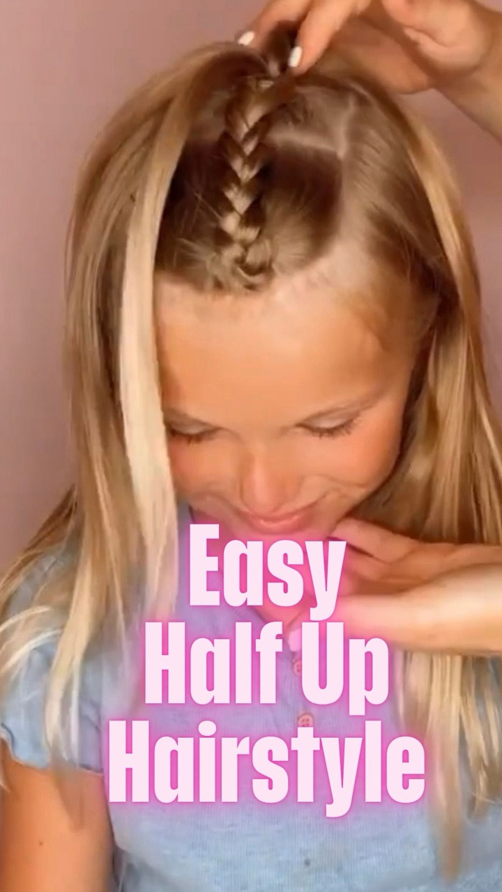CUTE HALF UP HAIRSTYLE 🩷 I love this hairstyle for back to school! It’s such an easy one to do and looks so cute when it’s done! Excited to share my favorite hair products with you, too! I would love for you to follow us for our daily hairstyles. ￼

#LTKBeauty
