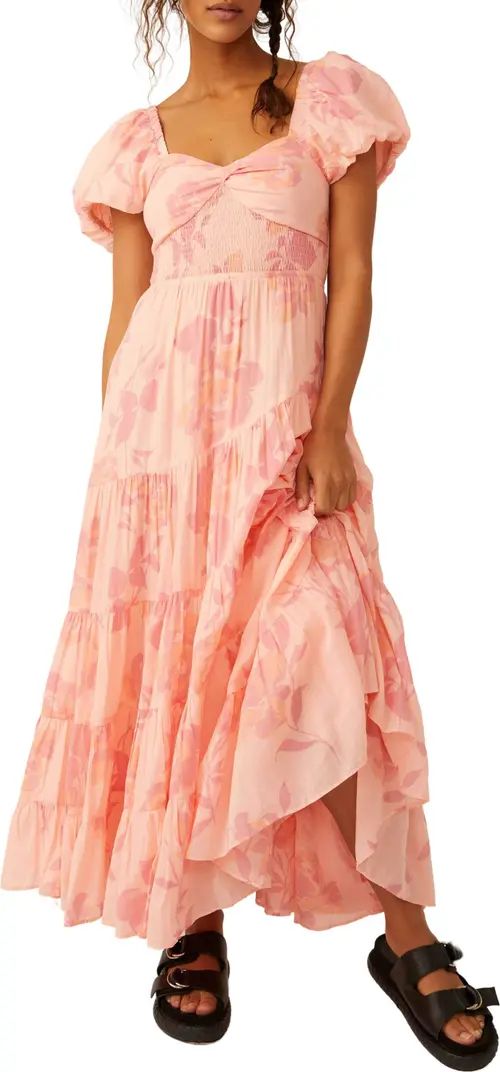 Sundrenched Floral Tiered Maxi Sundress | Nordstrom