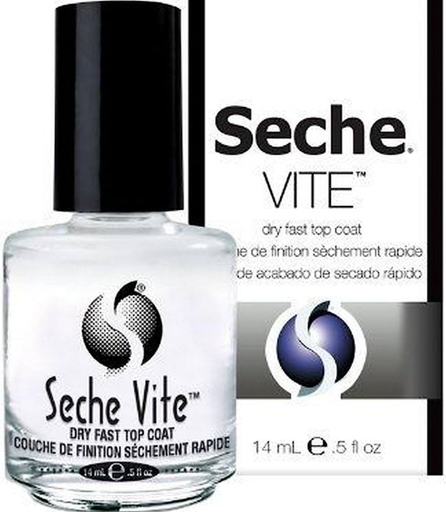 Seche Vite Dry Fast Top Coat 14 ml for Long Life. The finish without Yellowing. | Amazon (UK)