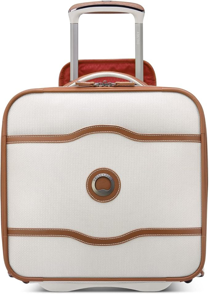 DELSEY PARIS Chatelet 2.0 Softside Luggage Under-Seater with 2 Wheels, Angora, Carry on 16 Inch | Amazon (US)