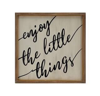 Home & Work Enjoy the Little Things Wall Accent by Ashland® | Michaels Stores