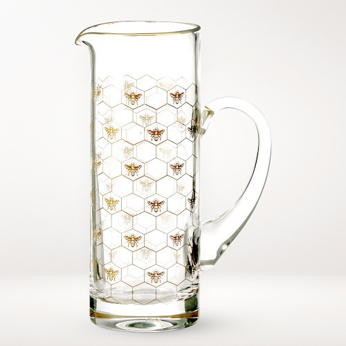 Honeycomb Glass Pitcher | Williams-Sonoma