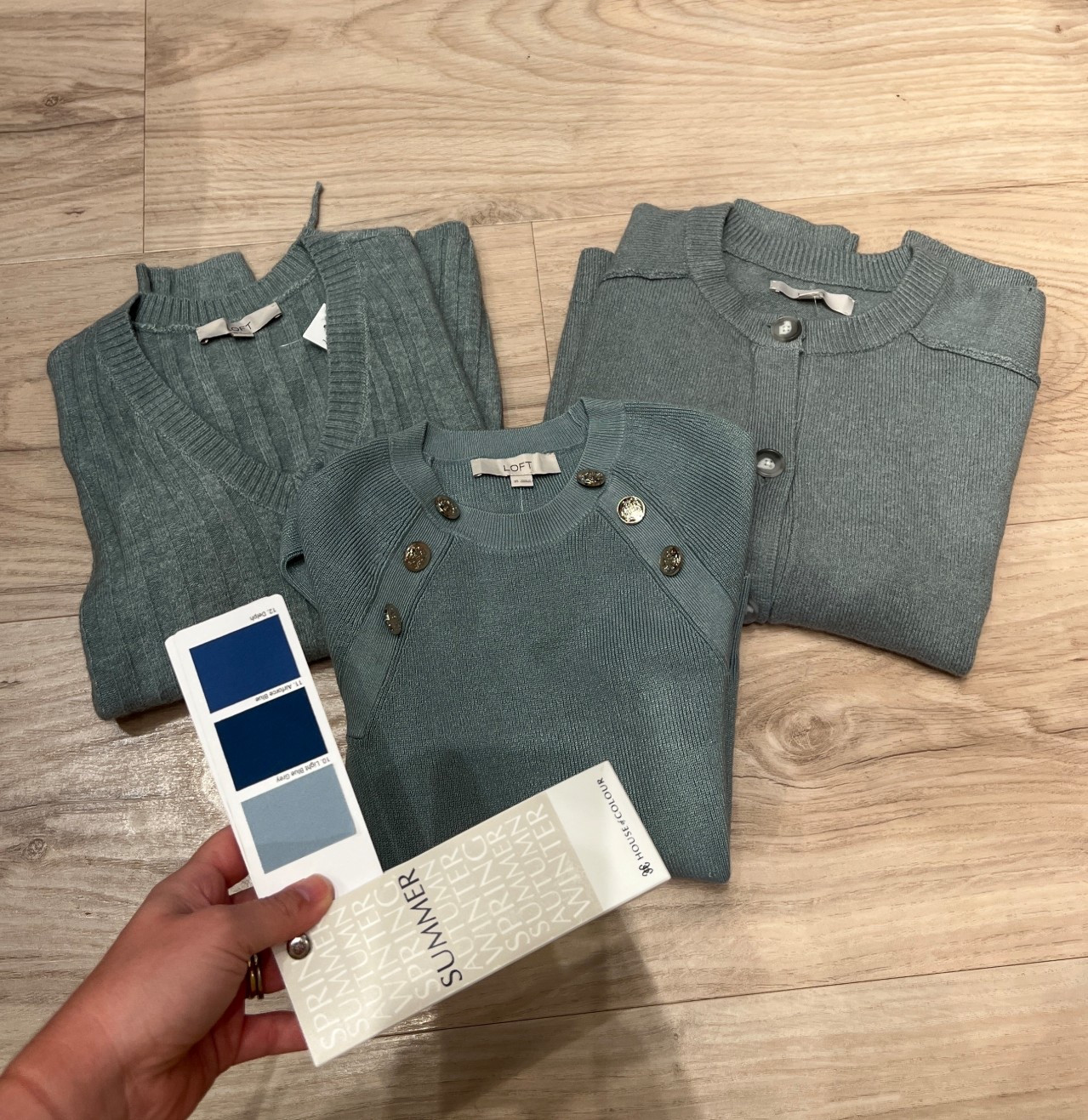 This blue gray for Summers makes a great fall color! 