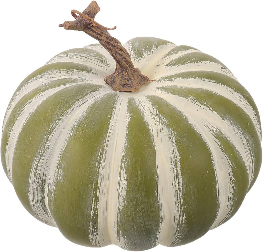 Large Green Foam Artificial Pumpkin Decoration for Autumn Displays | Amazon (UK)