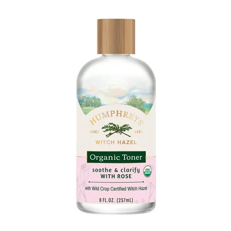 Humphreys ® Soothe and Clarify Witch Hazel with Rose Organic Toner, 8 fl oz | Walmart (US)