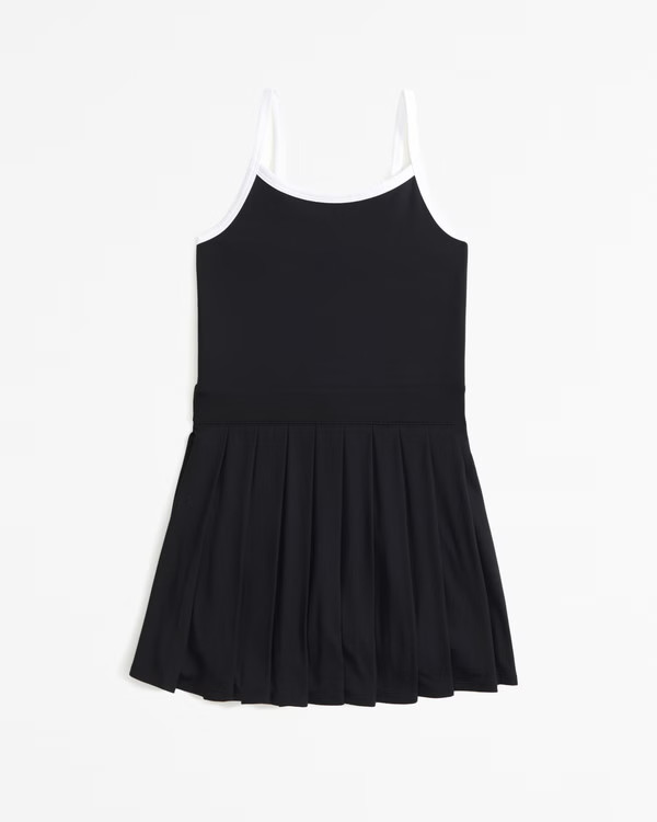ypb pleated mini dress | Abercrombie & Fitch (US)