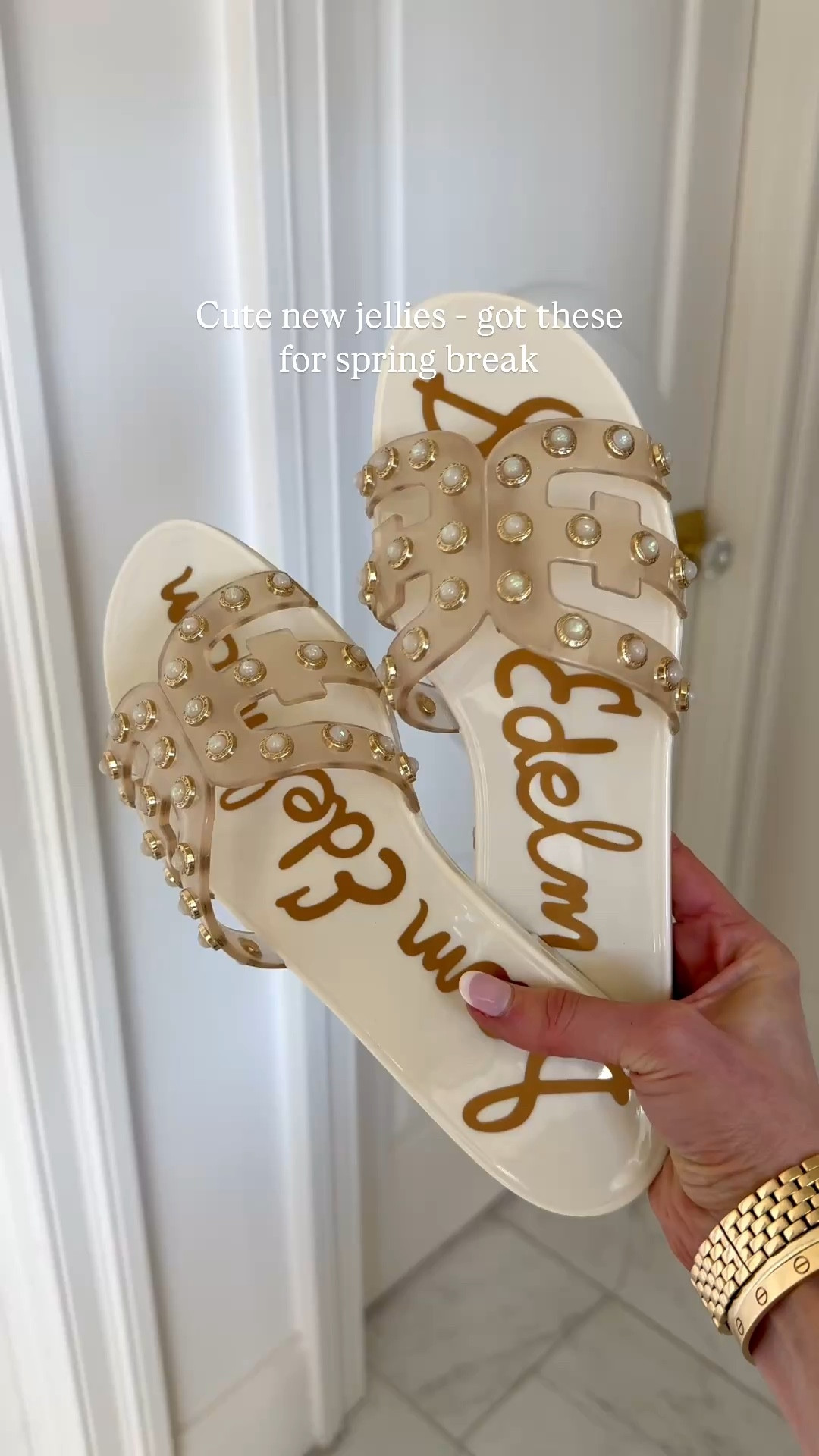 Jelly sandals for spring/summer fit tts 