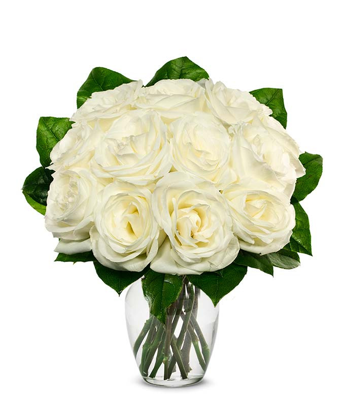 One Dozen White Roses at From You Flowers | From You Flowers