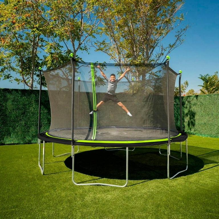Sportspower BouncePro 14ft Trampoline Meets ASTM Safety Standards, Heavy-Duty Rust-Resistant Stee... | Walmart (US)