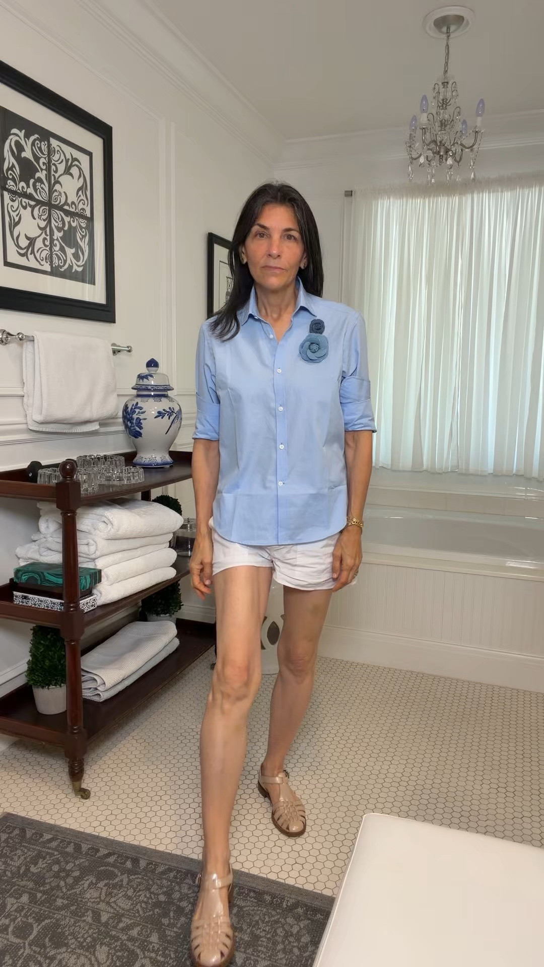 Button up and shorts