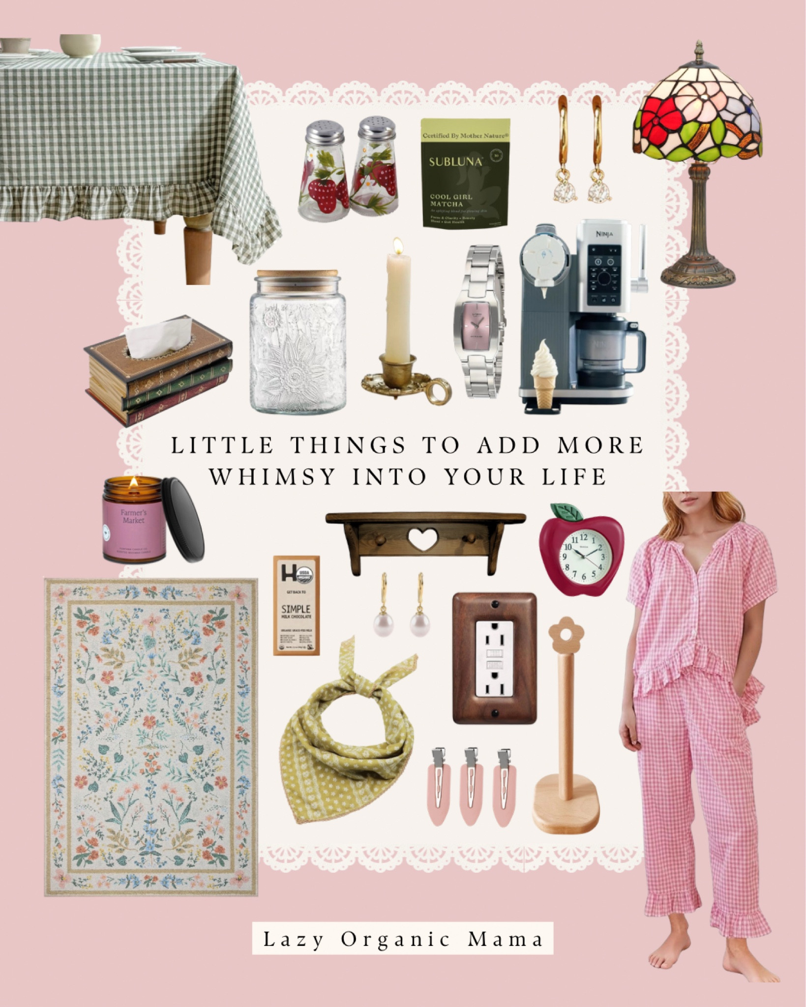 little things like cottagecore home decor, jewelry, cute cotton pajamas, and more to bring more joy and whimsy into your everyday✨  

#LTKselfcare #LTKdayinmylife #LTKHome