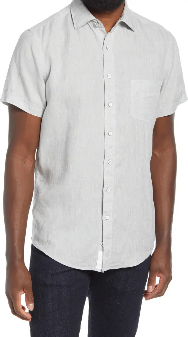 Regular Fit Ellerslie Linen Shirt | Nordstrom