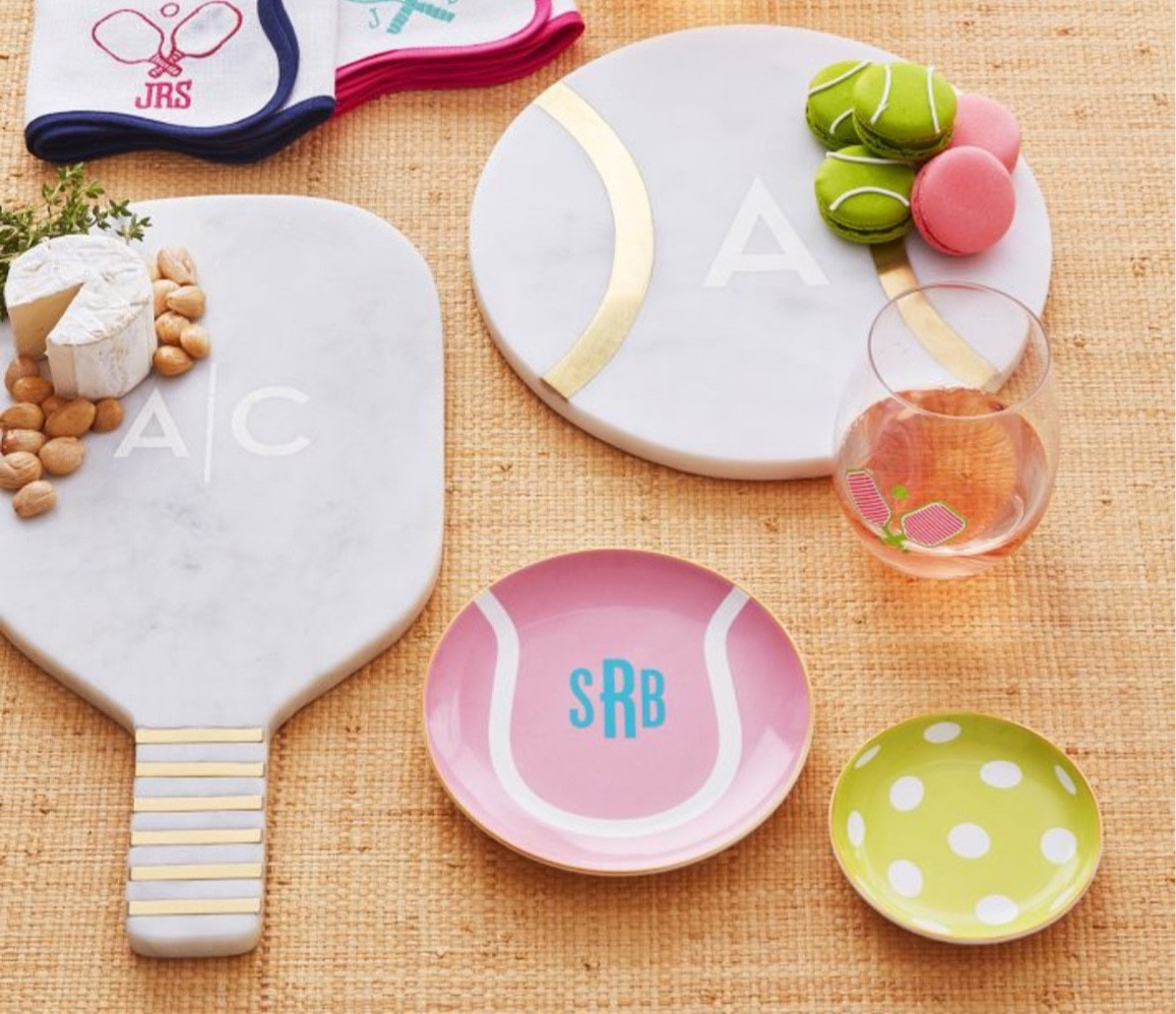 These trays are so cute for the sports lover!! 

#pickleball #trays #charcuterie #cheeseboard #sports #parties #markandgraham

#LTKHome #LTKStyleTip #LTKParties